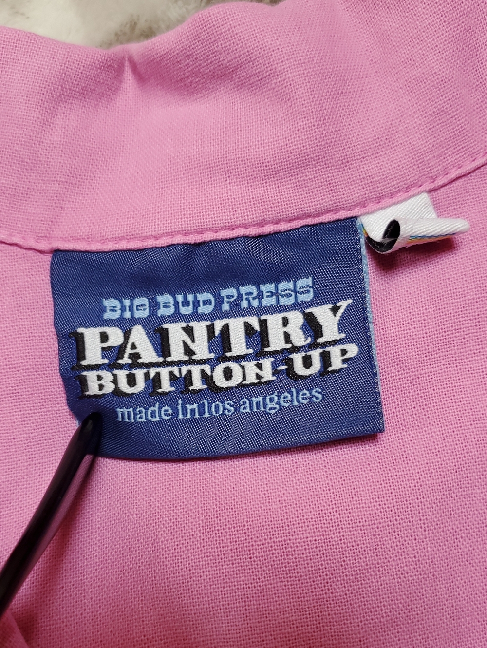 Big Bud Press Pantry Button-Up Poppy Shirt Small - Picture 2 of 5